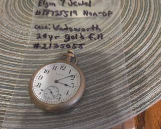 Elgin 7 Jewels watch with G.F. case  (non-op)