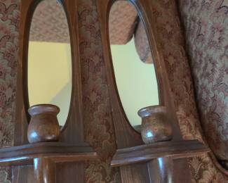 Wood sconces