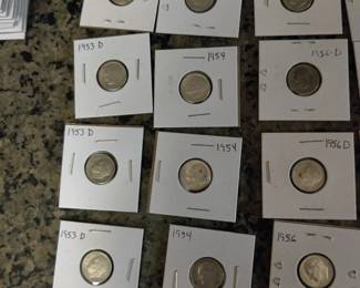 Silver Roosevelt Dimes