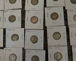 Silver Mercury Dimes