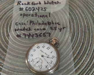 Rockford watch Co watch with gold filled case (working)
