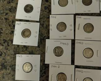 Silver Mercury Dimes