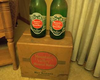 Mountain valley spring water bottles vintage