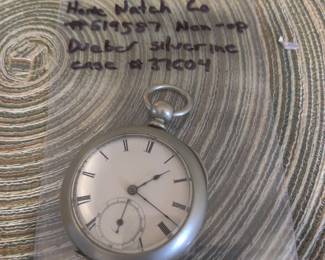 pocket watch with silverine case (non-op)