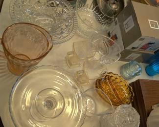 Vintage glassware