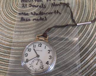 Hamilton 21 Jewels watch with base metal case (non-op)