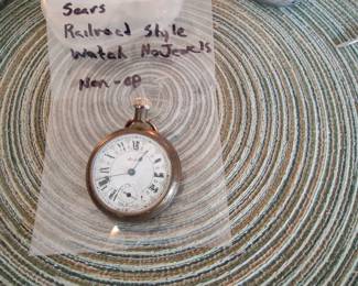 sears Railroad style watch (not working)