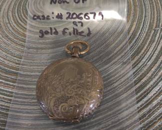Century pocket watch with G.F. engraved case (non-op)