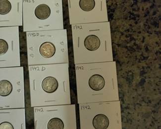 Silver Mercury Dimes