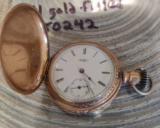 Elgin pocket watch with G.F. star case (operational)