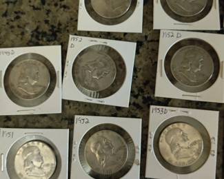 Ben Franklin Half Dollars