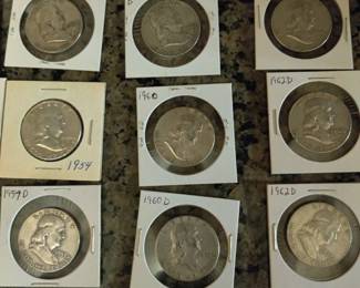 Ben Franklin Half Dollars