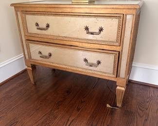 Theodore Alexander chest, one of a pair