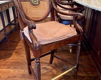 Theodore Alexander bar chairs