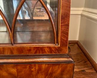 Bernadette Livingston Curio Cabinets, one of a matched pair--stunning. 