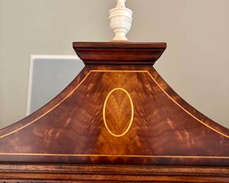 Bernadette Livingston Curio Cabinets, one of a matched pair--stunning. 