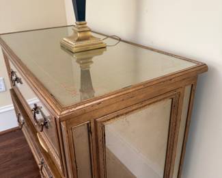 Theodore Alexander chest, one of a pair