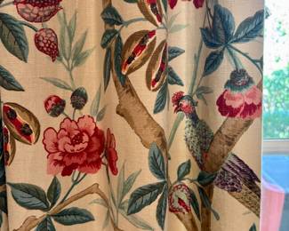 Drapery for sale at this sale NO HARDWARE is for sale only Drapery 