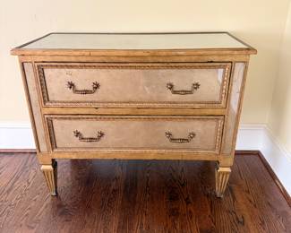 Theodore Alexander chest, one of a pair