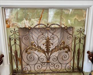 Beautiful fireplace screen