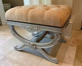 Regency style ottoman