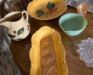 California Pottery, Fire King and Wattware