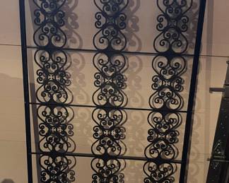 Vintage Cast Aluminum Front Door Grill Decoration 