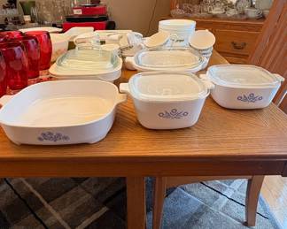 CorningWare Blue Cornflower Casserole Dishes