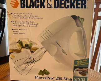 Black Decker PowerPro Watt Hand Mixer MX