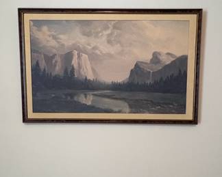 Sunrise Sierra Yosemite National Park Print by Dino Massaroni