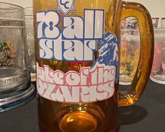 Ball Star Lake of the Ozarks Amber Glass Mug