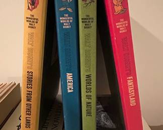 The Wonderful Worlds of Walt Disney Book Collection