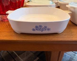 CorningWare Blue Cornflower Casserole Dishes second image