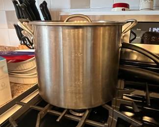 Quart Stainless Steel Stock Pot with Lid