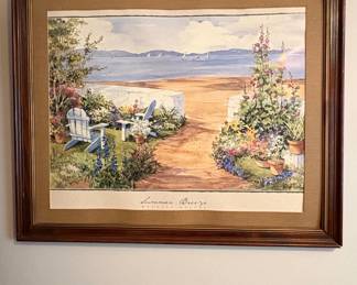 Deloyht Arendt Summer Breeze Watercolor Print