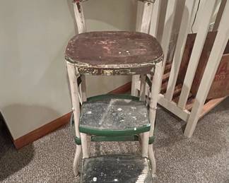 Vintage Cosco Step Stool Chair