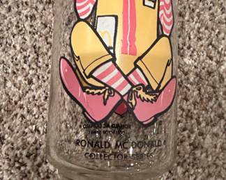 McDonalds Collector Series Glasses  Ronald McDonald, Hamburglar, Big Mac third image
