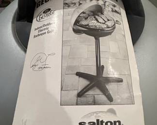 George Foreman Indoor or Outdoor Electric Barbeque Grill second image