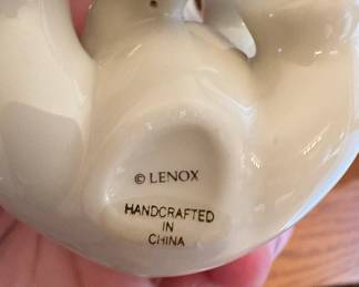 Lenox Porcelain Animal Figurines Elephant, Dolphin, Swan second image