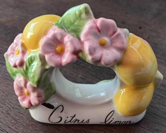 Decorative China Napkin Rings