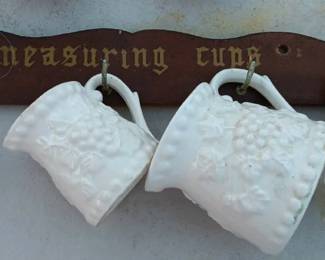 Vintage Wall Mounted Measuring Set