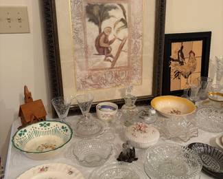 Vintage Glassware + Serving pieces