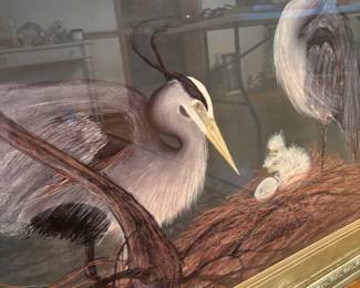 Gorgeous Large Original Pastel Art commissioned by artist Tom Tiffin of St. George Island