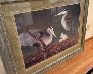 Gorgeous Large Original Pastel Art commissioned by artist Tom Tiffin of St. George Island