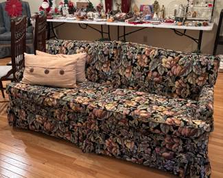 Vintage Floral Sofa