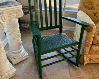 Antique Wooden Rocking Chair
