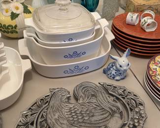 Cornflower Blue Corningware