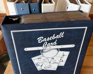Huge selection of vintage baseball cards (sold per binder)