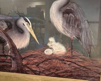 Gorgeous Large Original Pastel Art commissioned by artist Tom Tiffin of St. George Island