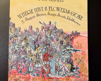 Pete Seeger "Where Have the Flowers Gone" with personalized note